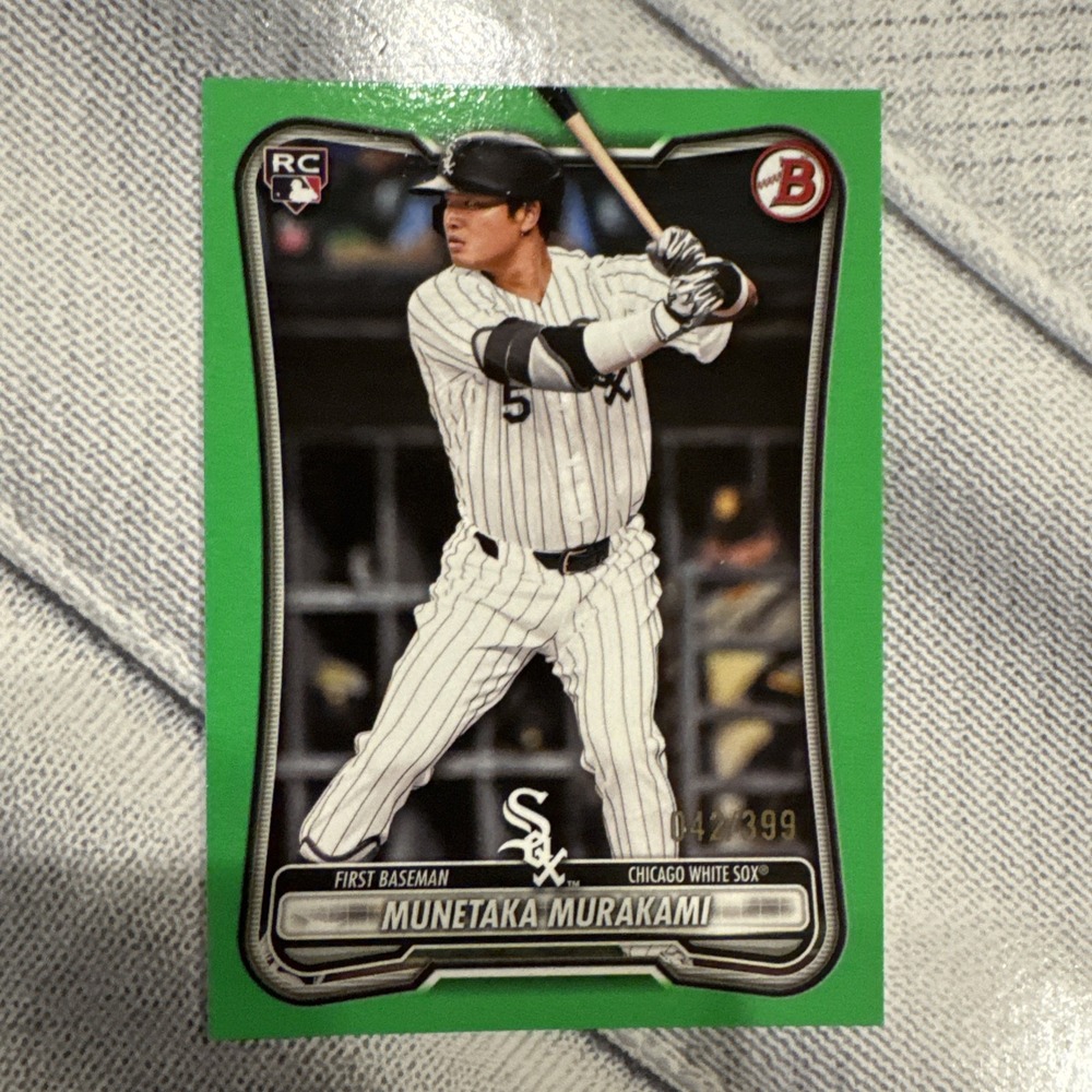 2025 Bowman Munetaka Murakami RC #9 Green /399 Chicago White Sox